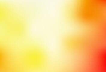 Light Red, Yellow vector abstract blurred background.