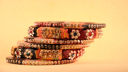 Indian Lac bangles,  Indian Traditional jewelry