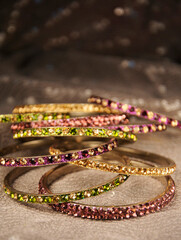 Indian Diamond bangles, Indian Traditional jewelry