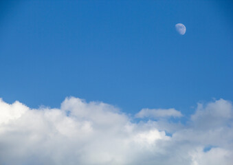 Moon during the day