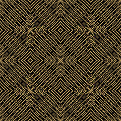 Abstract background pattern. Modern wallpaper texture. Black and gold colors. Vector background image