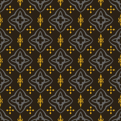 Asian background pattern. Geometric wallpaper texture. Black and gold colors. Sample template. Perfect for fabrics, covers, patterns, posters, interior designs or wallpapers. Vector background image