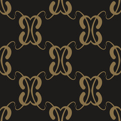 Decoration ornamental pattern, Wallpaper texture, elegant background pattern. Sample template. Black and gold colors. For fabrics, artwork, posters and Wallpaper