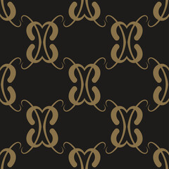 Decoration ornamental pattern, Wallpaper texture, elegant background pattern. Sample template. Black and gold colors. For fabrics, artwork, posters and Wallpaper