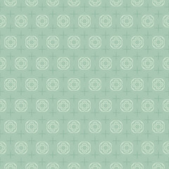 Green background pattern. Seamless Wallpaper texture. Sample template. Vector image