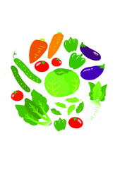野菜セット（丸）