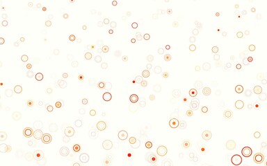 Light Red vector template with circles.