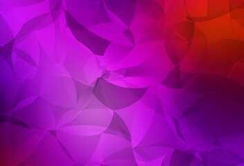 Obraz premium Light Pink, Red vector shining triangular background.