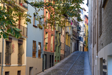 Las casas de colores de Pamplona