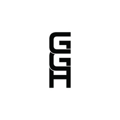 ggh letter original monogram logo design