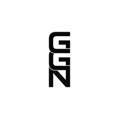 ggn letter original monogram logo design