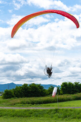 北海道　パラグライダー