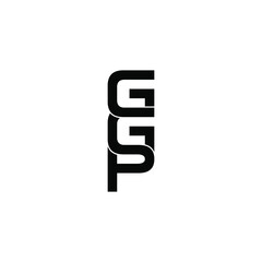 ggp letter original monogram logo design