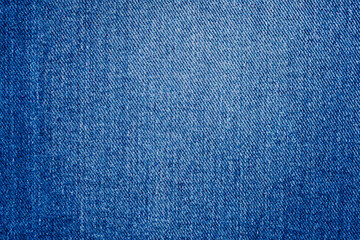 Denim blue jeans texture close up background top view