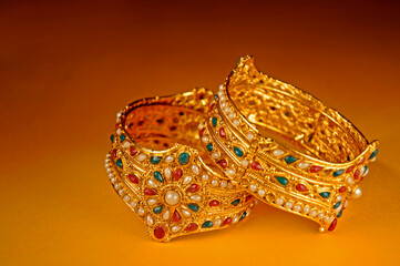 Indian Wedding gold bracelet,Indian Traditional jewelry