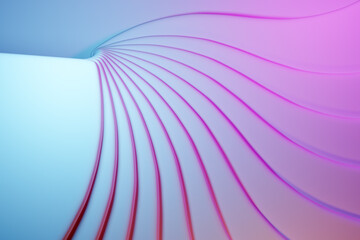 3d illustration of rows  colorful  portal, cave .Shape pattern. Technology geometry  background. Color sticker banner for registration of proposals