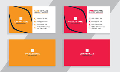 Business Card, Creative And Modern Business Card Vector Template, Or Personal Visiting Card.
