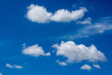 Naklejka na ściany i meble many cloud on the blue sky