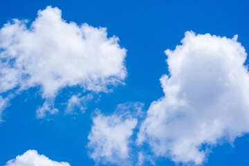 Naklejka na ściany i meble many cloud on the blue sky