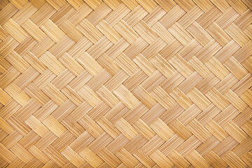 Texture bamboo wood weave seamless pattern , crafts light brown background