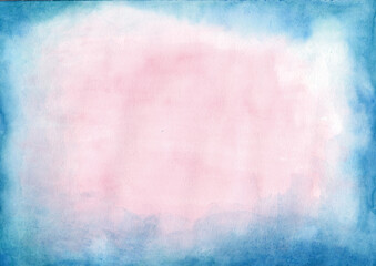 There is a blank place for your text, textures design artwork, or skin product. Hand-painted ink pink and blue seamless pattern