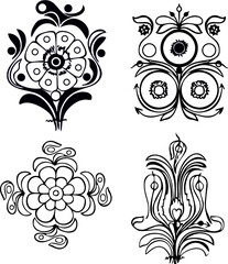Hungarian beautiful folk art, floral decoration
beautiful flower illustration

