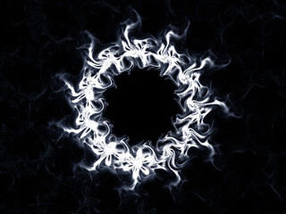 surreal futuristic digital 3d design art abstract background fractal illustration for meditation and decoration wallpaper