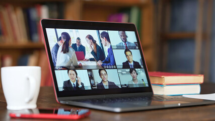 ビデオ会議　web会議　オンラインミーティング　ウェビナー