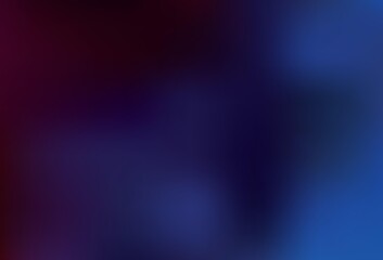 Dark Blue, Red vector blurred shine abstract texture.