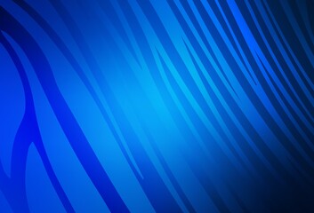 Dark BLUE vector template with lines.