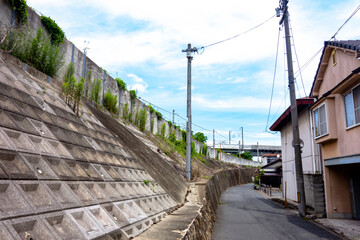 Fototapeta premium 岡山の下町