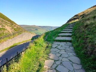 footpath in the hills