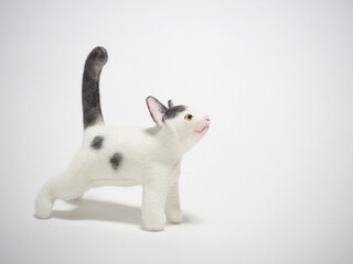 Fototapeta premium フェルト作品 ブチ猫