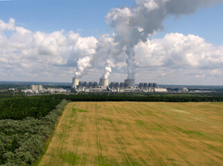 Braunkohlekraftwerk  Jaenschwalde, Brandenburg, Deutschland, Europa