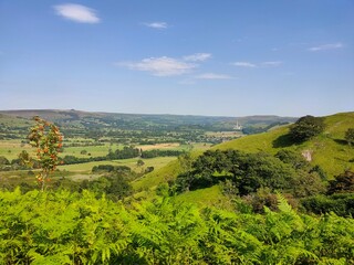 Obraz premium landscape with green hills