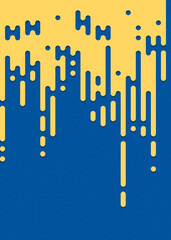 Abstract Rounded Color Lines halftone transition background illustration
