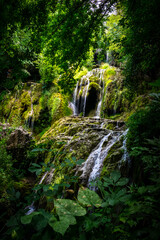 Fototapeta na wymiar Waterfall at Krushuna Waterfalls