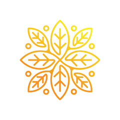 Leaf Logo design vector illustration. Abstract Leaf Logo vector in creative design concept for nature, agriculture and farm business. Tree Leaf Logo, icon, sign and symbol vector design illustration