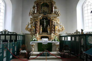 Kirche St. Nikolai in Jork, Niedersachsen, Deutschland, Europa
