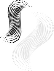 Background Composition, Web Template (Halftone) Design