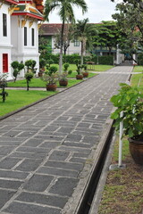 Obraz premium path in a garden