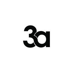 3a letter original monogram logo design