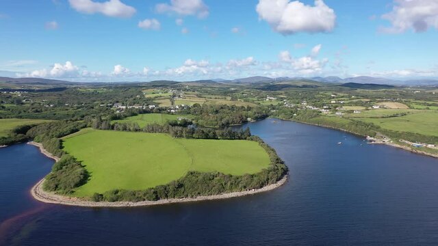 Flying towards Bruckless in County Donegal - Ireland