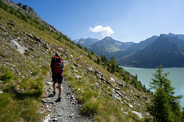 Fototapeta premium In den Alpen Italien Lombardei
