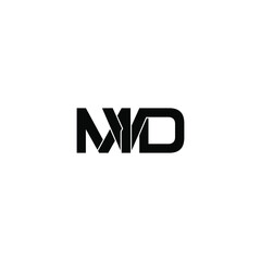 mvd letter original monogram logo design