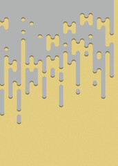 Abstract Rounded Color Lines halftone transition background illustration