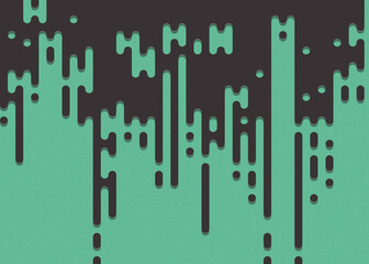 Abstract Rounded Color Lines halftone transition background illustration