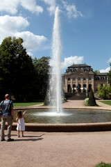 Fountain and Orangerie in Fulda