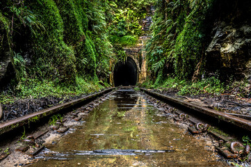 The Helensburg Tunnel, NSW, Australia