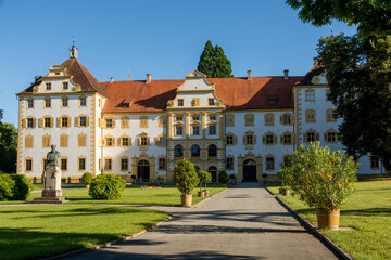 Fototapeta na wymiar Salem, Germany - June 30, 2020 The baroque Salem Castle and garden